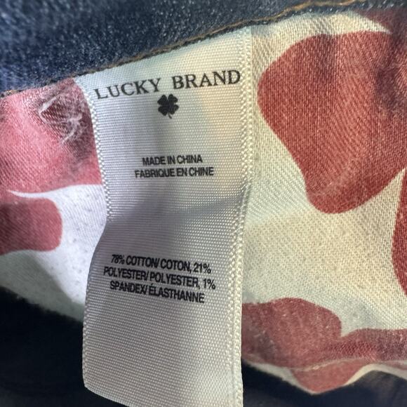 Lucky Brand Womens Sofia Boot Cut Jeans Blue Stretch Medium Wash Mid Rise 4/27‎ - Picture 8 of 9